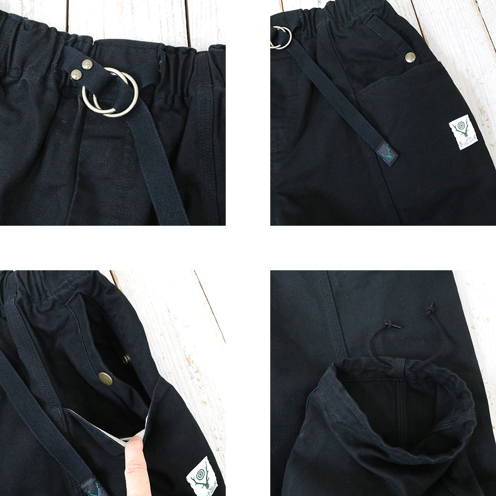 SOUTH2 WEST8『Belted C.S. Pant-11.5oz Cotton Canvas』(Black)