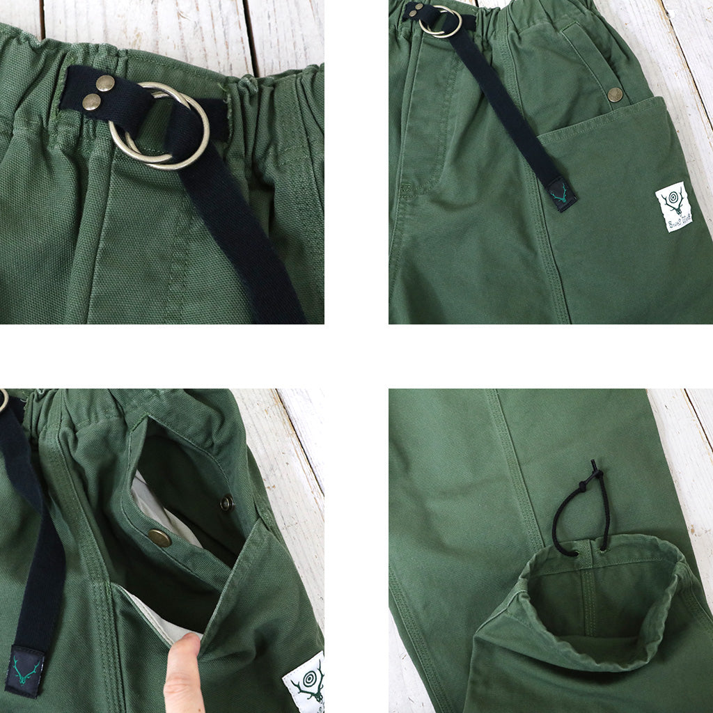 SOUTH2 WEST8『Belted C.S. Pant-11.5oz Cotton Canvas』(Moss Green)