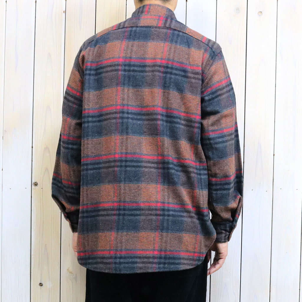 ENGINEERED GARMENTS『Work Shirt-Cotton Plaid Flannel』(Orange/Red)