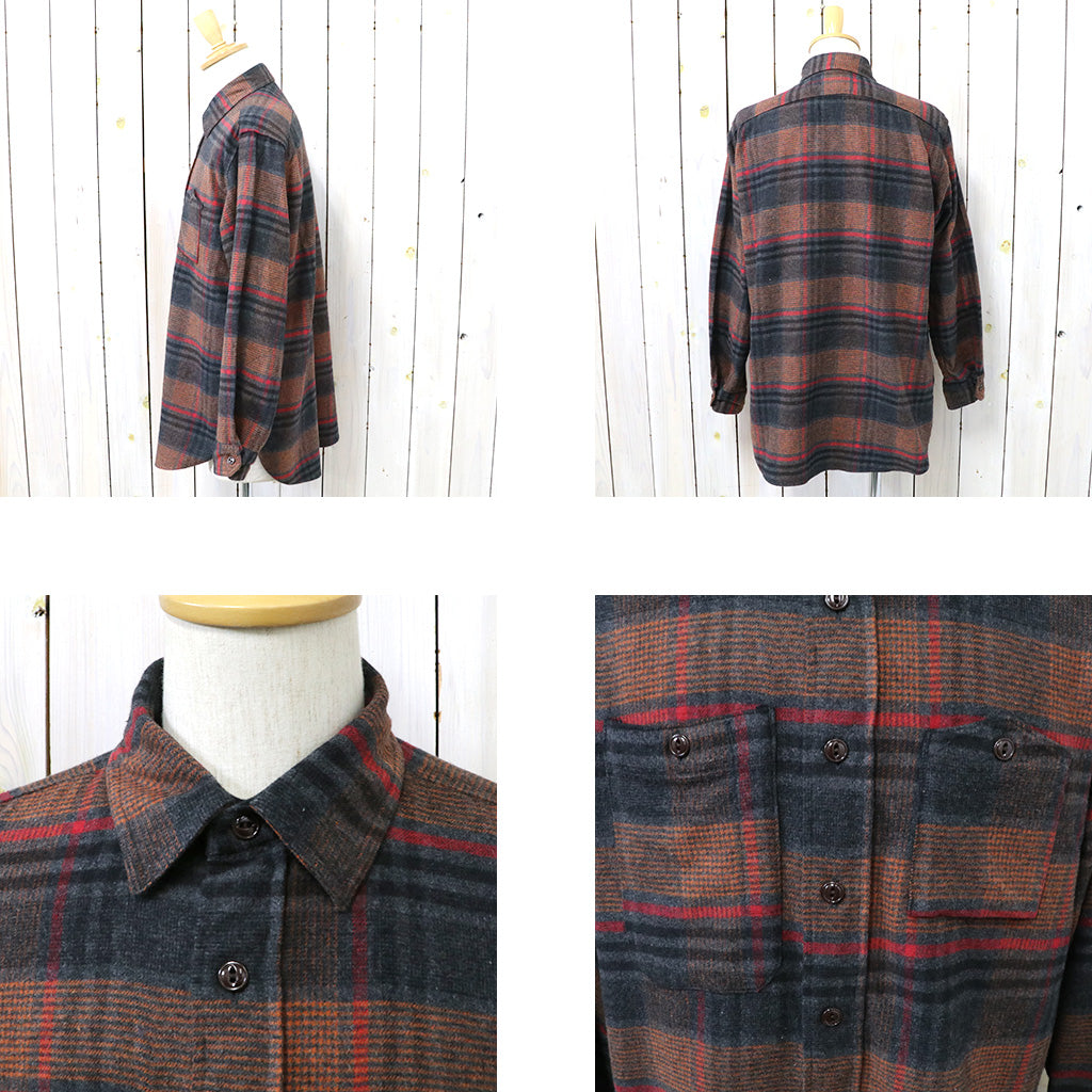 ENGINEERED GARMENTS『Work Shirt-Cotton Plaid Flannel』(Orange/Red)