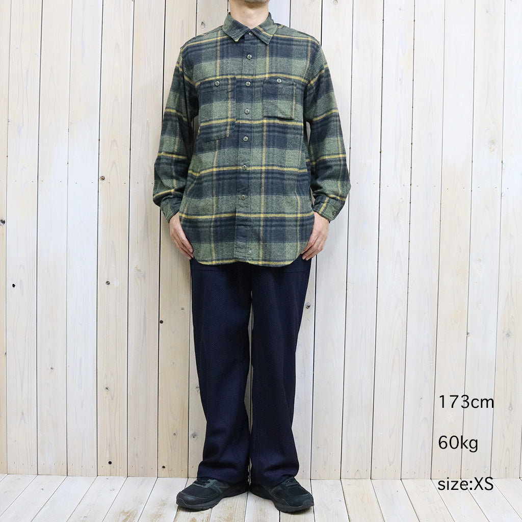 ENGINEERED GARMENTS『Work Shirt-Cotton Plaid Flannel』(Yellow/Grey)