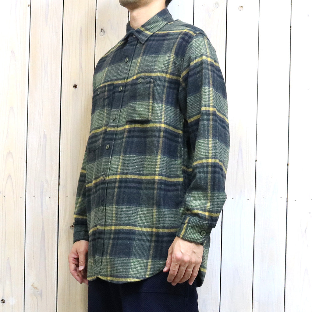 ENGINEERED GARMENTS『Work Shirt-Cotton Plaid Flannel』(Yellow/Grey)