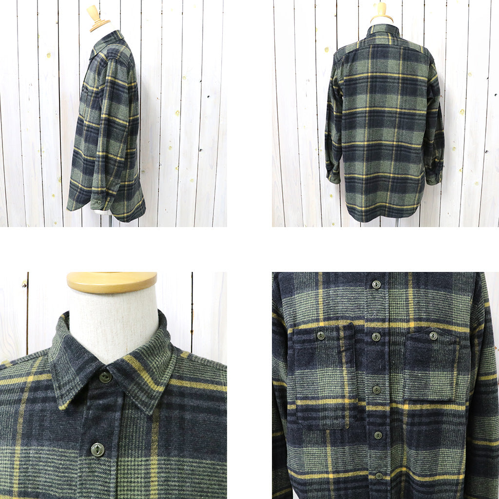 ENGINEERED GARMENTS『Work Shirt-Cotton Plaid Flannel』(Yellow/Grey)