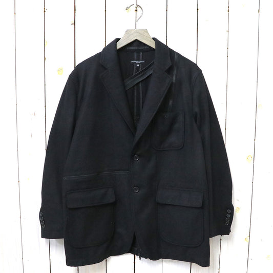 ENGINEERED GARMENTS『Zip Jacket-Solid Poly Wool Flannel 』(Black)