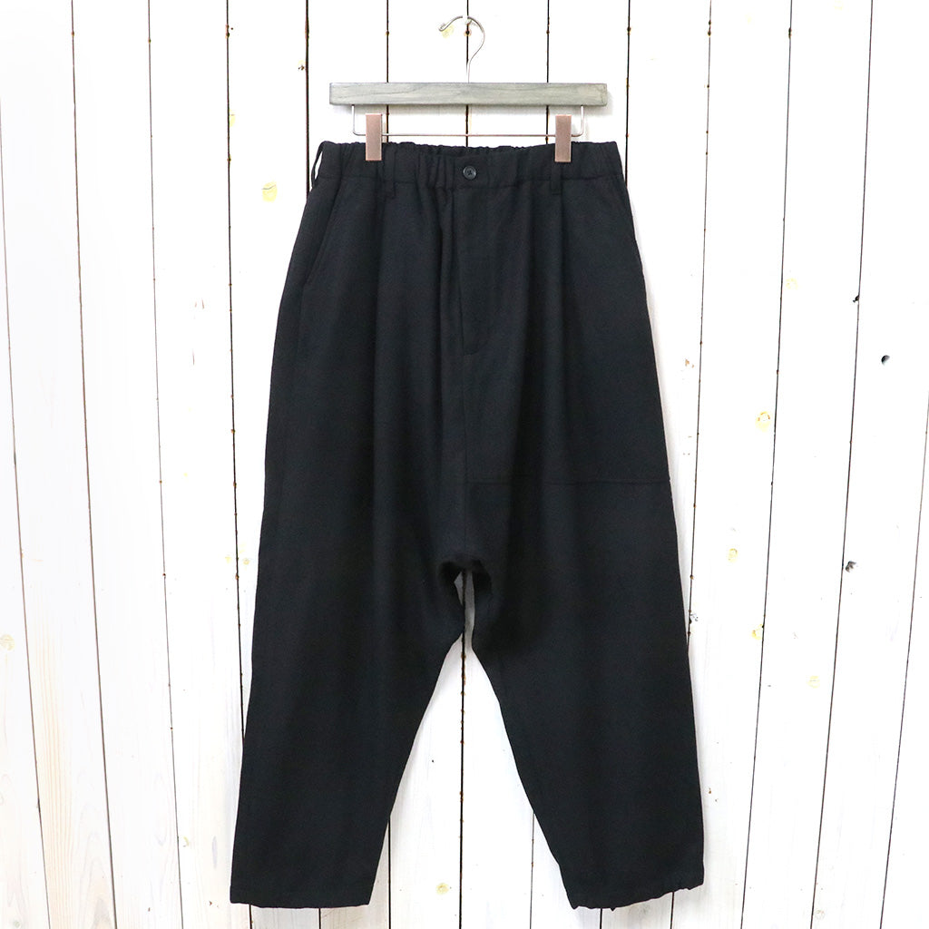 ENGINEERED GARMENTS『Sarrouel Pant-Solid Poly Wool Flannel』(Black)