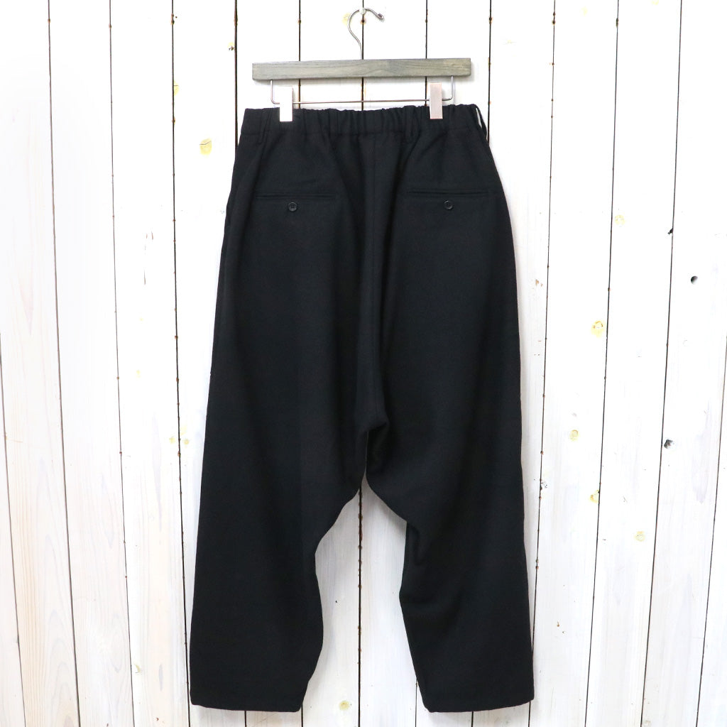 ENGINEERED GARMENTS『Sarrouel Pant-Solid Poly Wool Flannel』(Black)