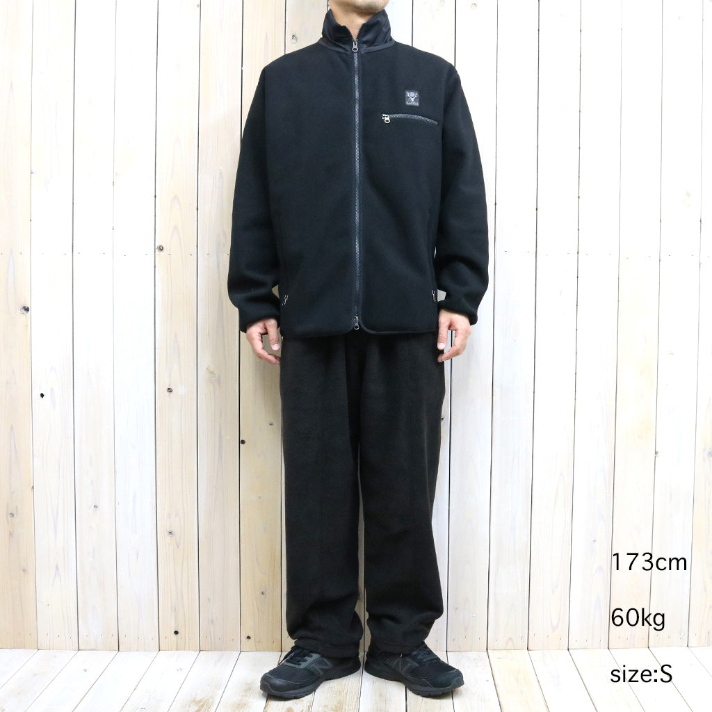 SOUTH2 WEST8『Piping Jacket-Poly Fleece』(Black)