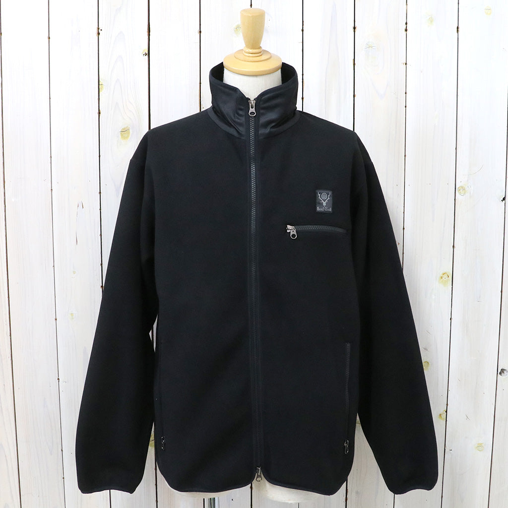 SOUTH2 WEST8『Piping Jacket-Poly Fleece』(Black)