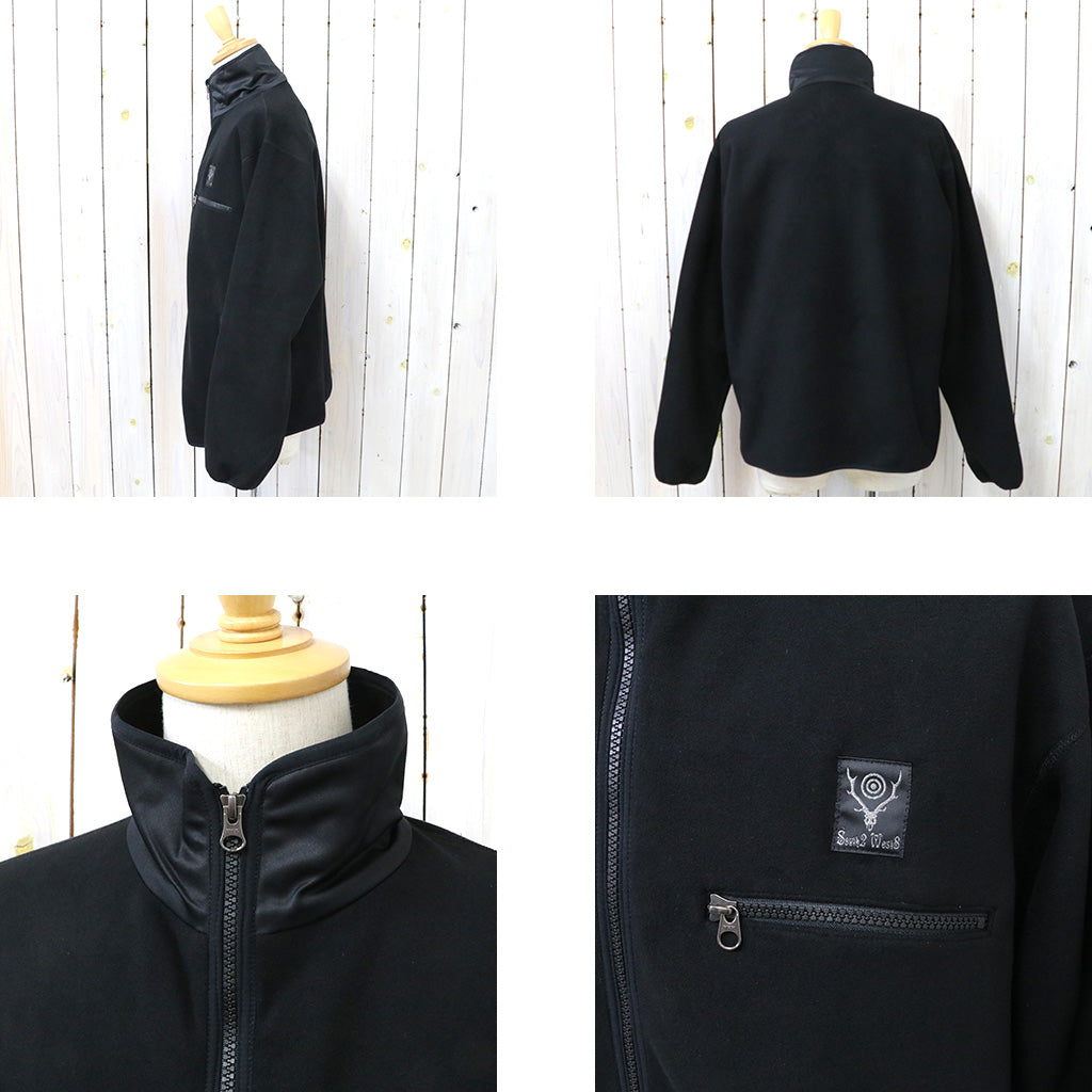 SOUTH2 WEST8『Piping Jacket-Poly Fleece』(Black)