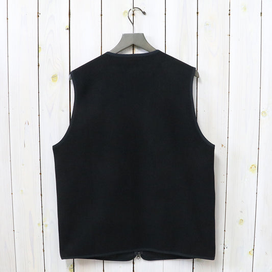 SOUTH2 WEST8『Piping Vest-Poly Fleece』(Black)