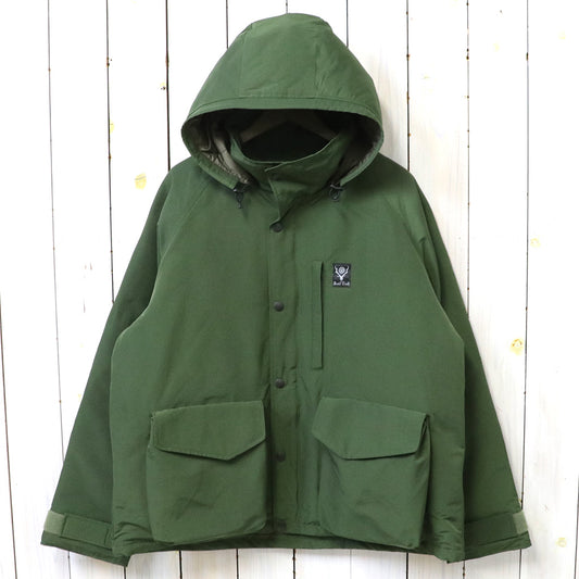 SOUTH2 WEST8『Snow Trek Down Coat-C/N Grosgrain』(Green)