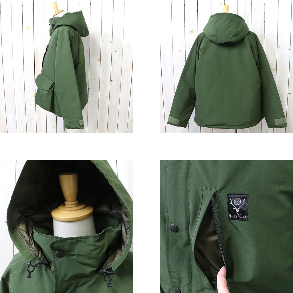 SOUTH2 WEST8『Snow Trek Down Coat-C/N Grosgrain』(Green)