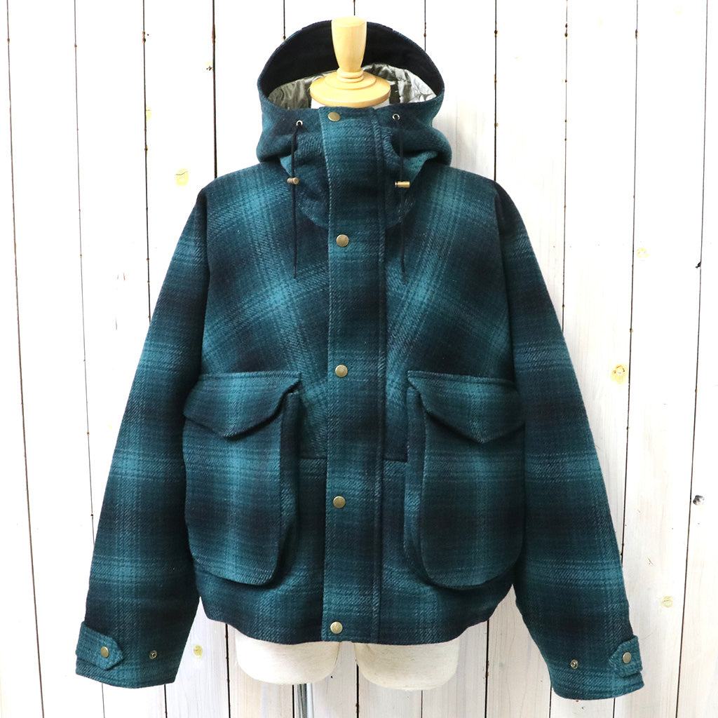 SOUTH2 WEST8『Short Hunting Parka-Wool Melton Ombre Plaid』