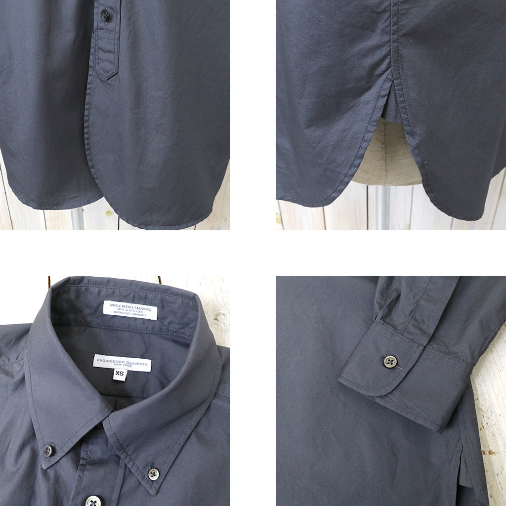 ENGINEERED GARMENTS『19 Century BD Shirt-100's 2Ply Broadcloth』(Charcoal)