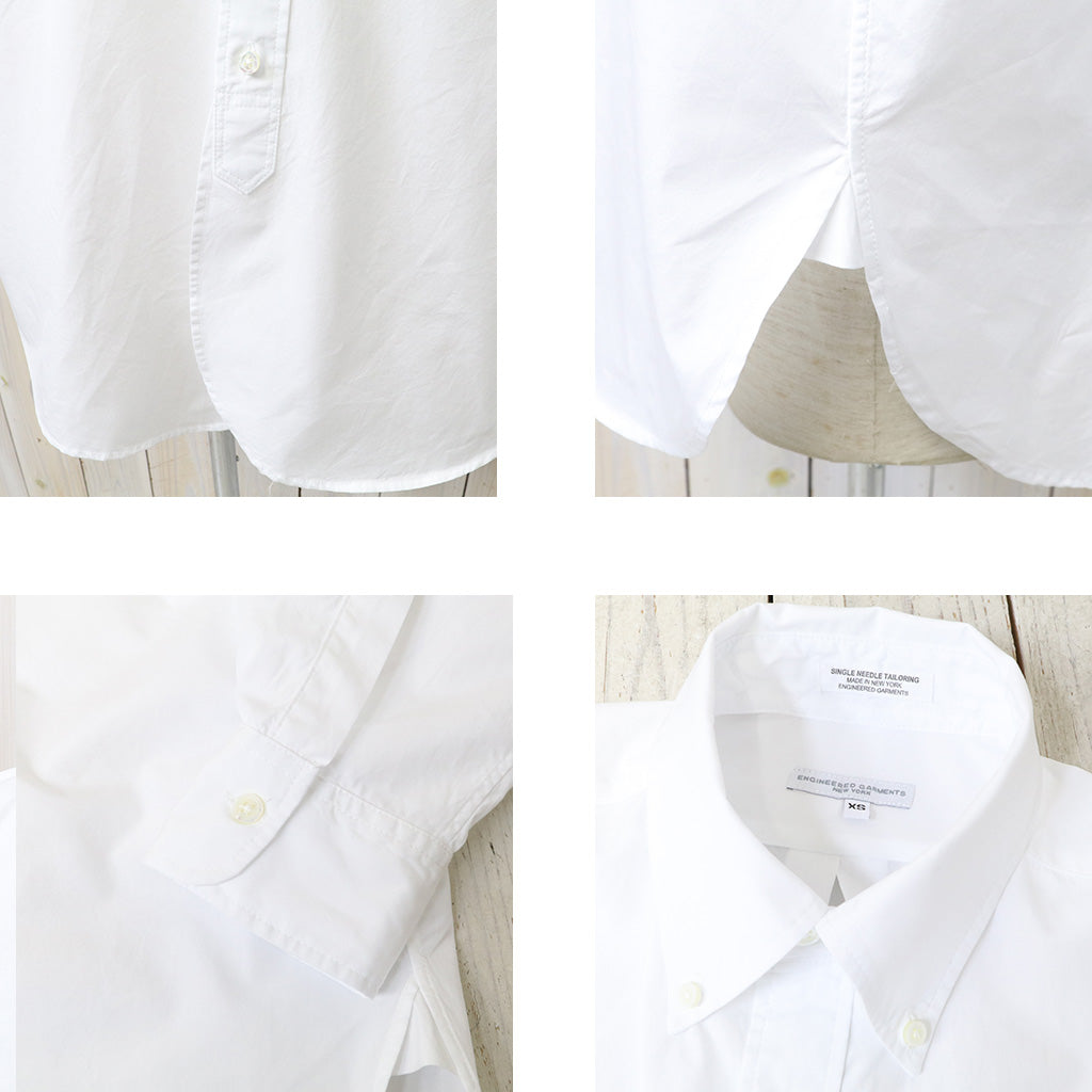 ENGINEERED GARMENTS『19 Century BD Shirt-100's 2Ply Broadcloth』(White)