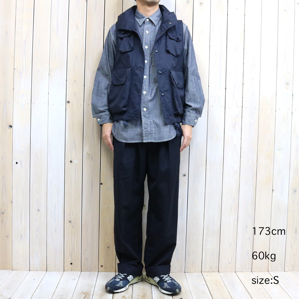 ENGINEERED GARMENTS『Field Vest-High Count Twill』(Dk.Navy)