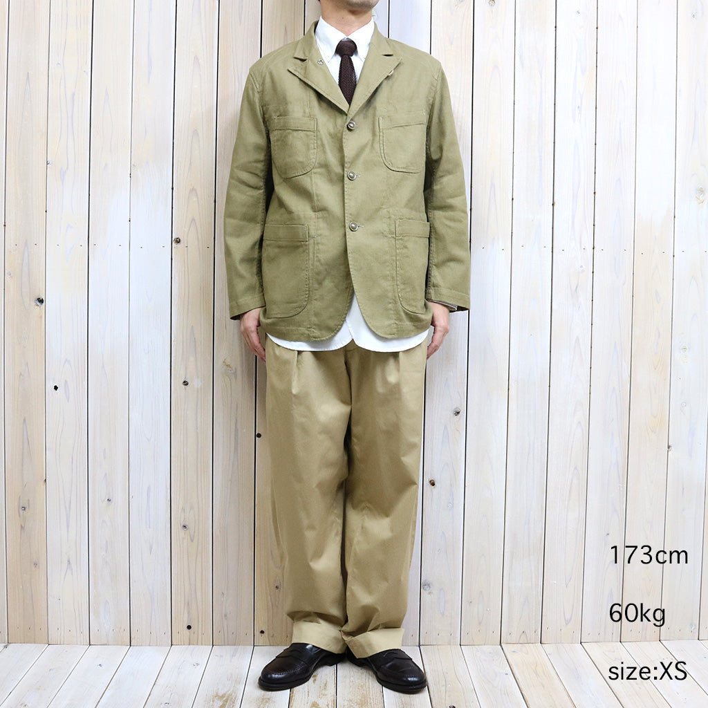 ENGINEERED GARMENTS『Bedford Jacket-CL Java Cloth』(Khaki)