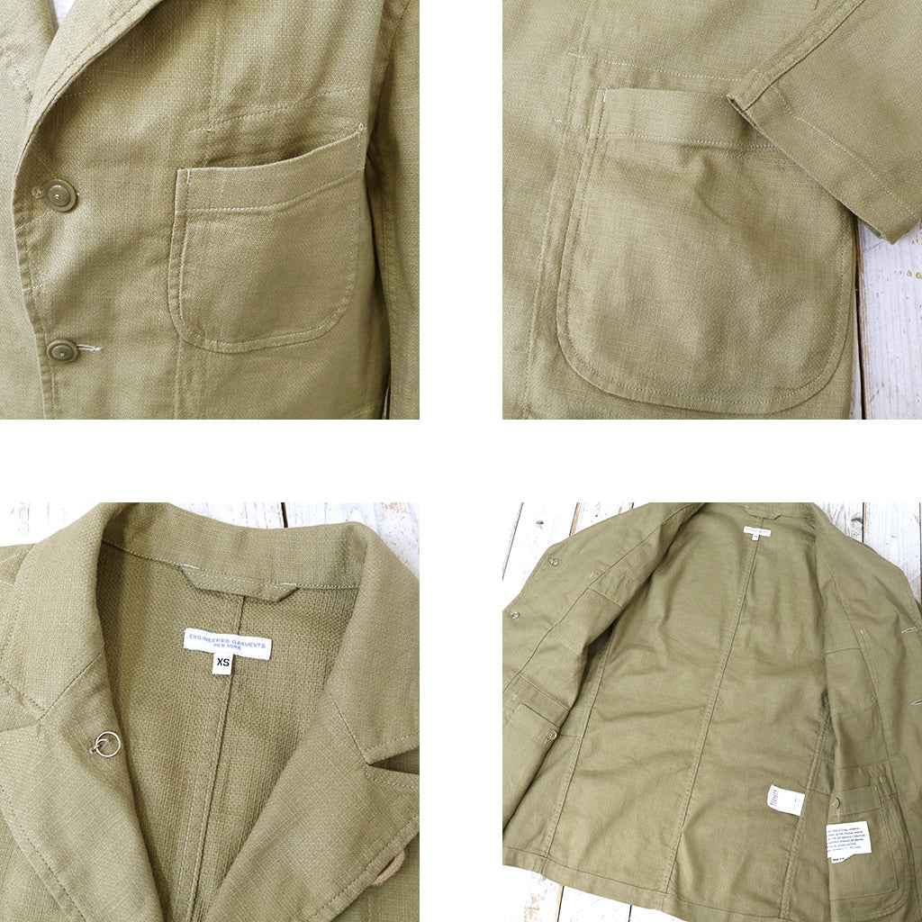 ENGINEERED GARMENTS『Bedford Jacket-CL Java Cloth』(Khaki)