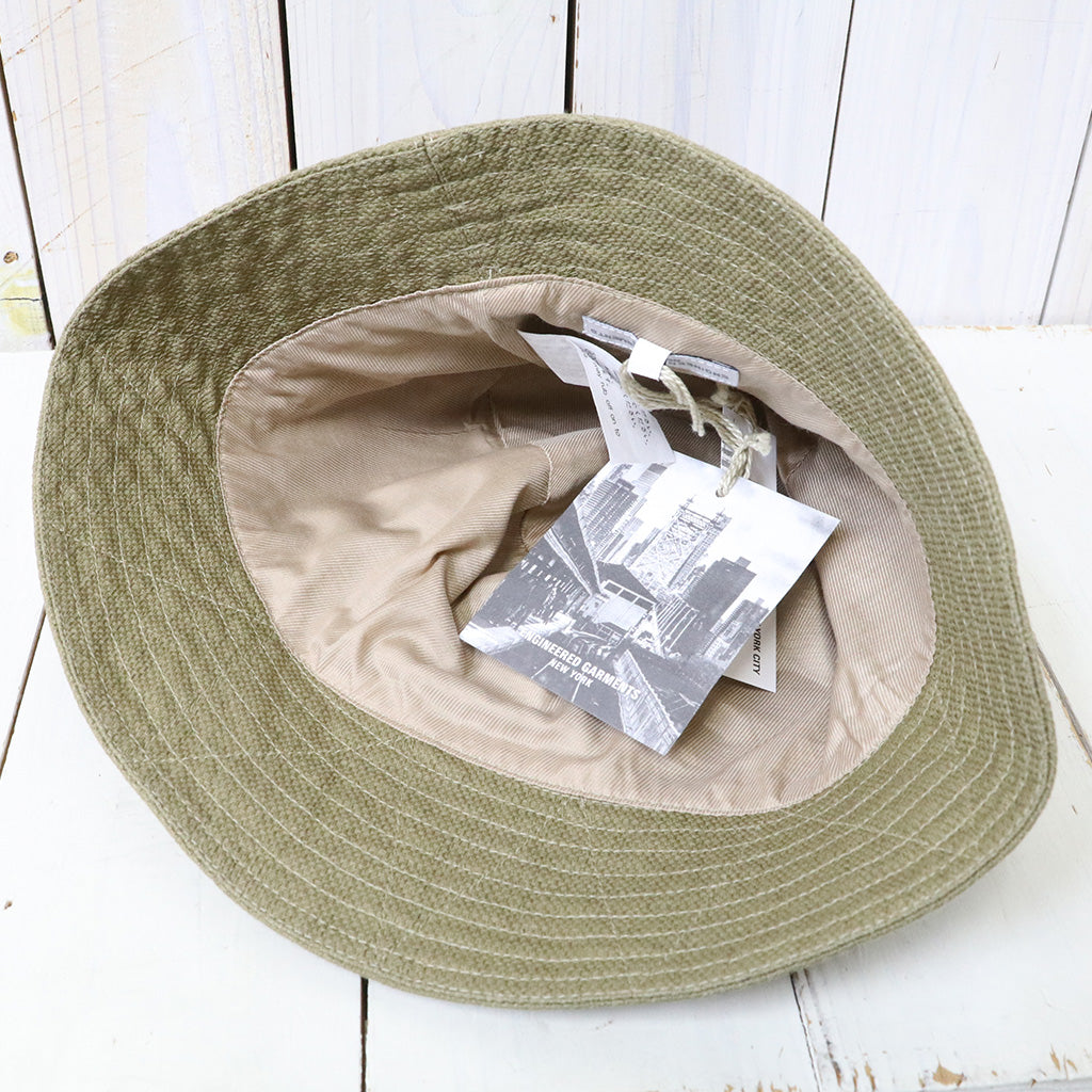 ENGINEERED GARMENTS『Bucket Hat-CL Java Cloth』(Khaki)