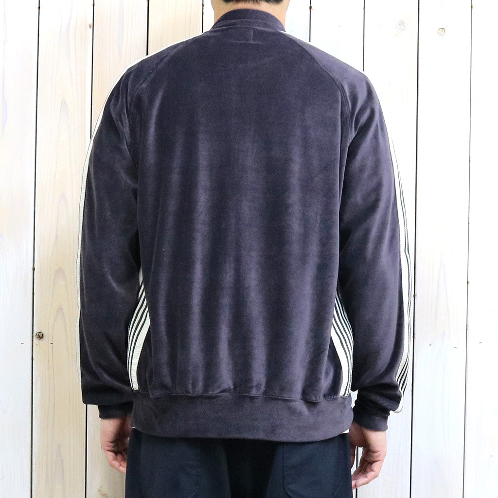 Needles『Rib Collar Track Jacket-C/PE Velour』(Charcoal)