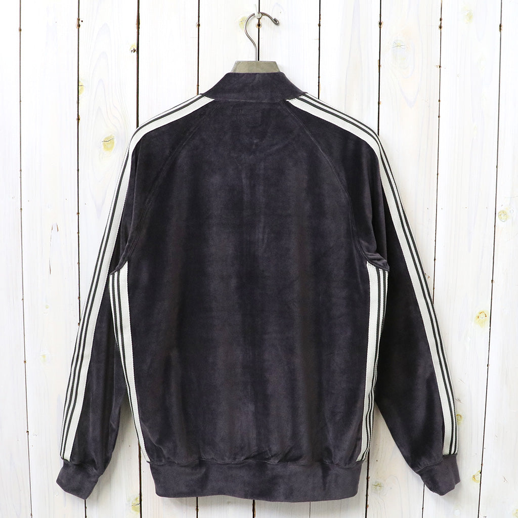 Needles『Rib Collar Track Jacket-C/PE Velour』(Charcoal)