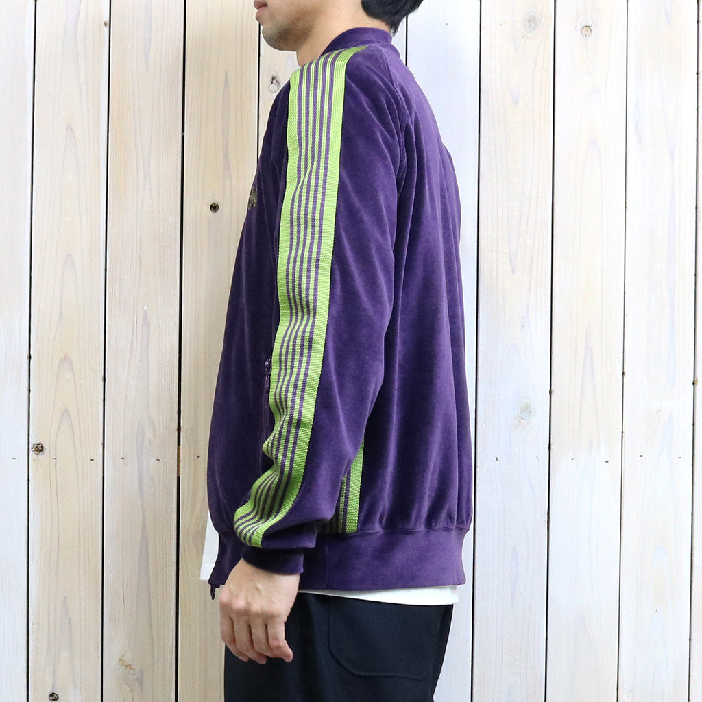 Needles『Rib Collar Track Jacket-C/PE Velour』(Purple)