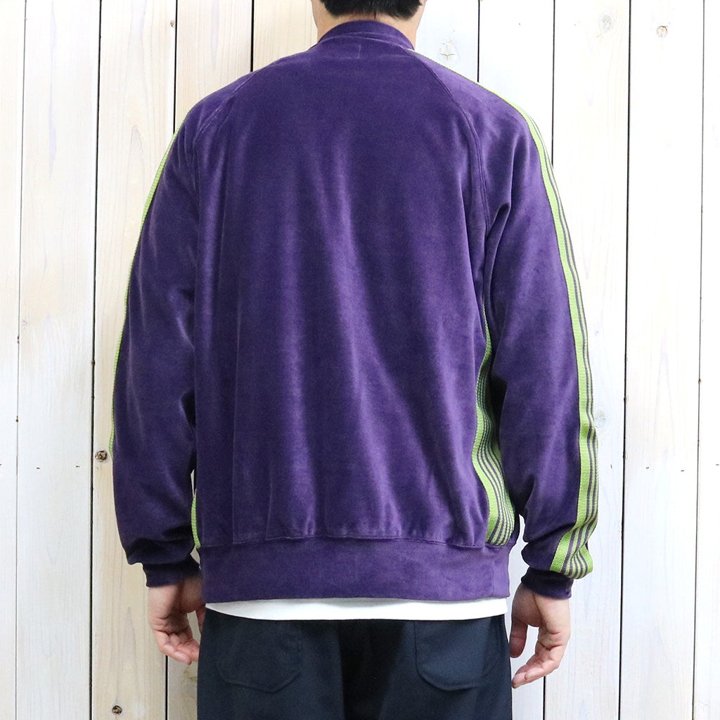 Needles『Rib Collar Track Jacket-C/PE Velour』(Purple)