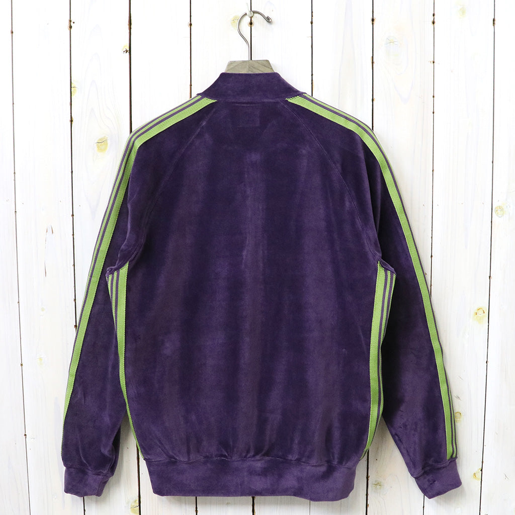 Needles『Rib Collar Track Jacket-C/PE Velour』(Purple)