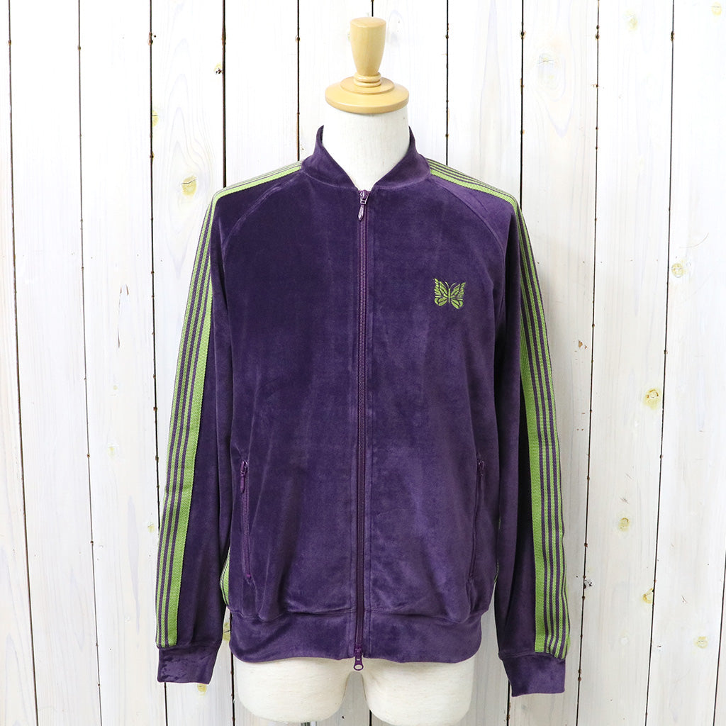 Needles『Rib Collar Track Jacket-C/PE Velour』(Purple)