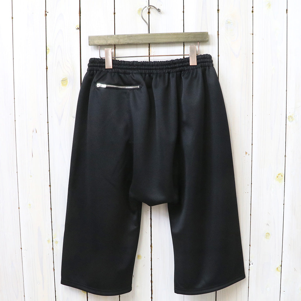 Needles『Cropped Sarouel Track Pant-Poly Smooth』(Black)