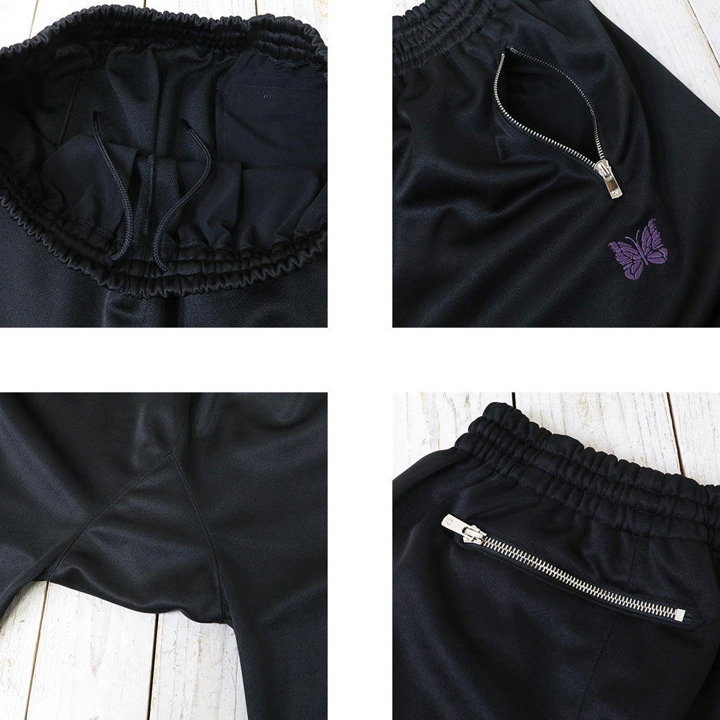 Needles『Cropped Sarouel Track Pant-Poly Smooth』(Black)