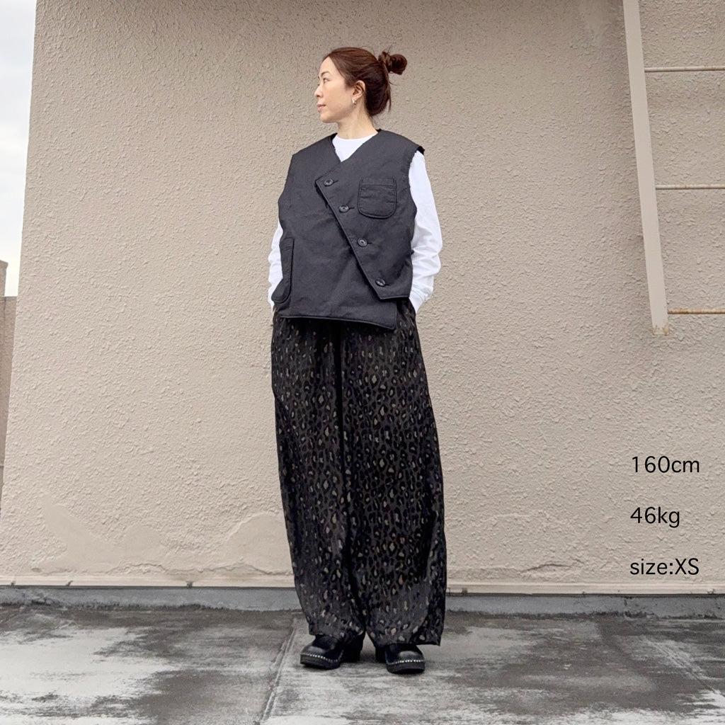 Needles『H.D. Pant-PE/C Jacquard Cloth』(Leopard)