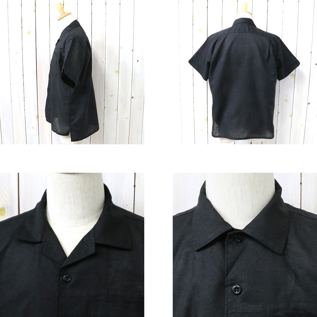 ENGINEERED GARMENTS『Camp Shirt-Handkerchief Linen』(Black)