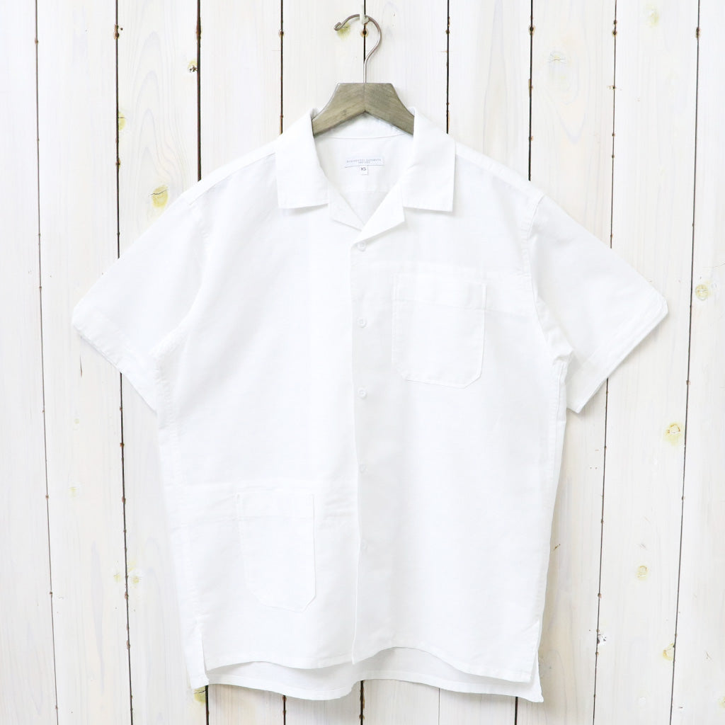 ENGINEERED GARMENTS『Camp Shirt-Handkerchief Linen』(White)