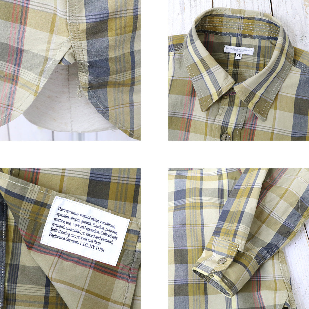 ENGINEERED GARMENTS『Work Shirt-Cotton Madras Plaid』