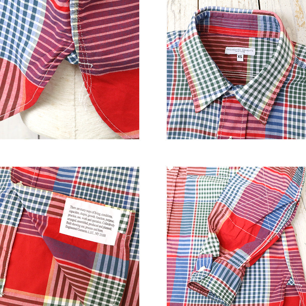 ENGINEERED GARMENTS『Work Shirt-Cotton Big Madras Plaid』