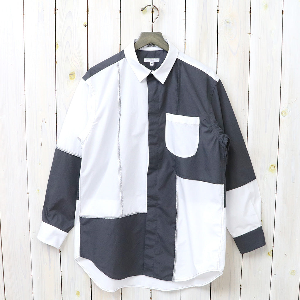 ENGINEERED GARMENTS『Combo Short Collar Shirt-100'S 2Ply Broadcloth』