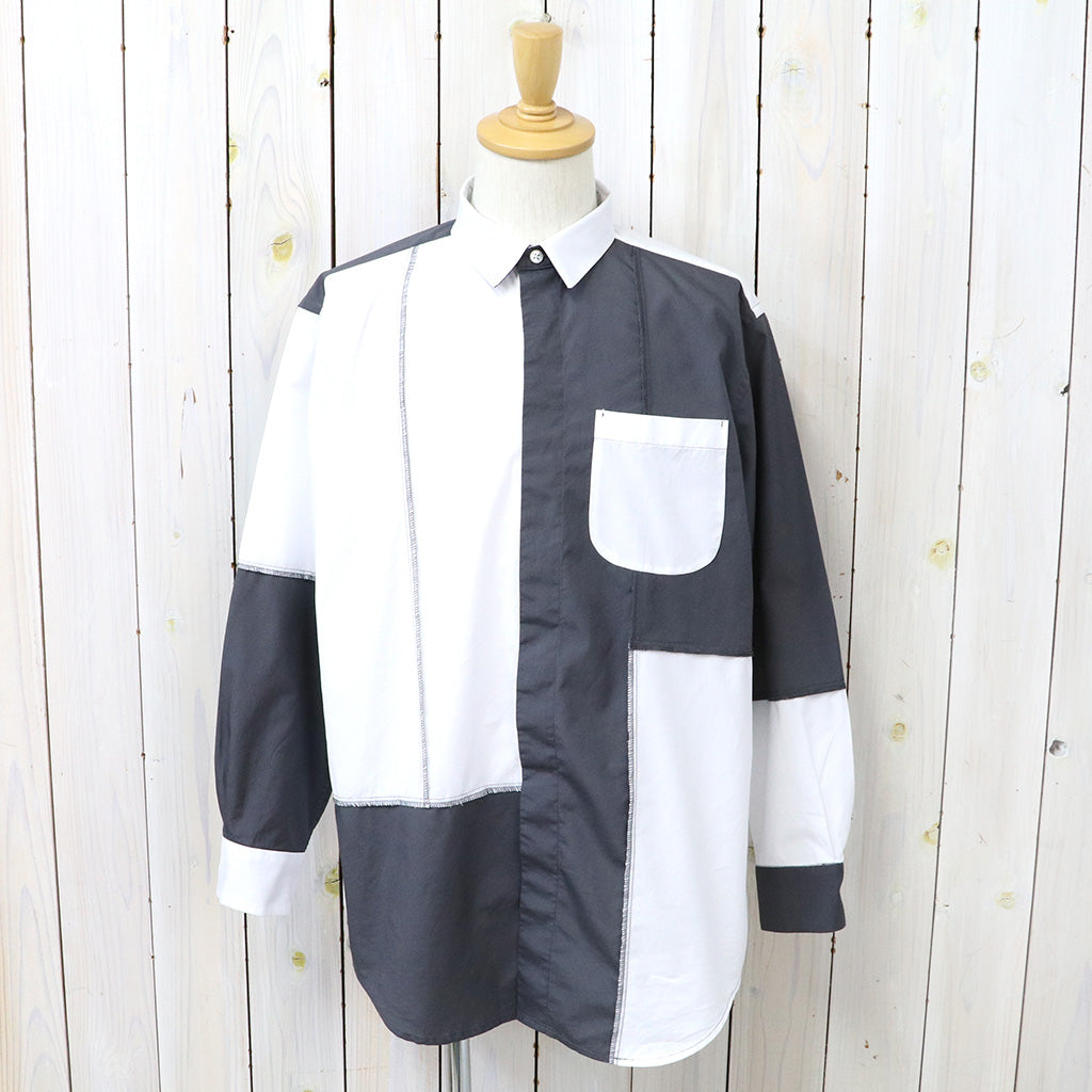 ENGINEERED GARMENTS『Combo Short Collar Shirt-100'S 2Ply Broadcloth』