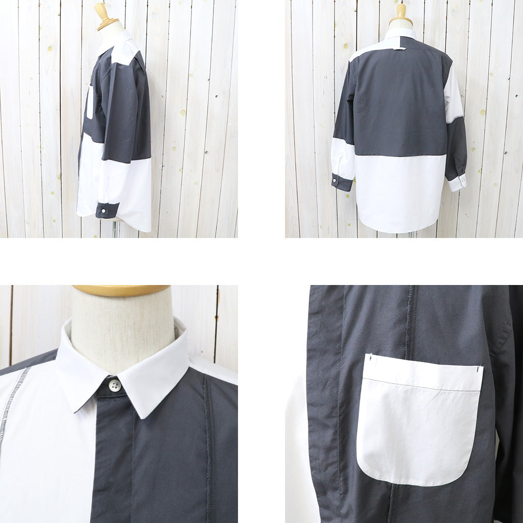 ENGINEERED GARMENTS『Combo Short Collar Shirt-100'S 2Ply Broadcloth』