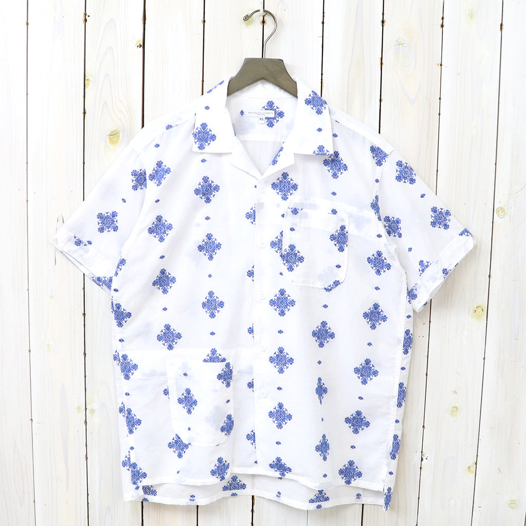 ENGINEERED GARMENTS『Camp Shirt-CP Crest Embroidery Sheeting』