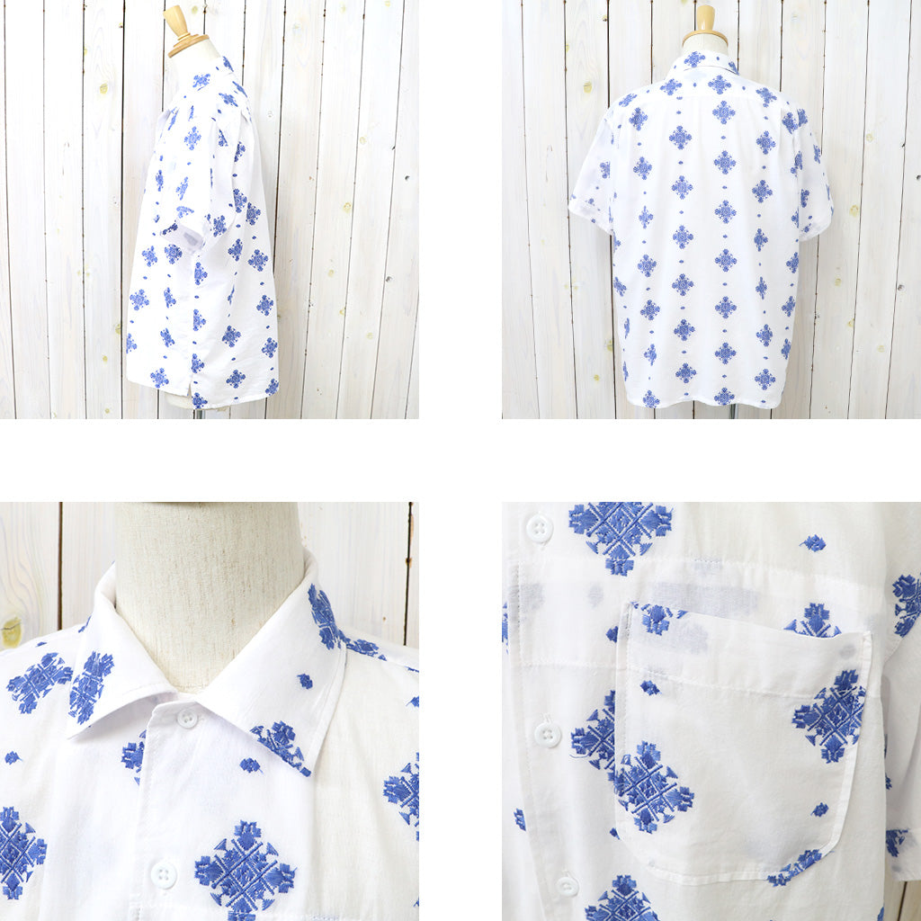 ENGINEERED GARMENTS『Camp Shirt-CP Crest Embroidery Sheeting』