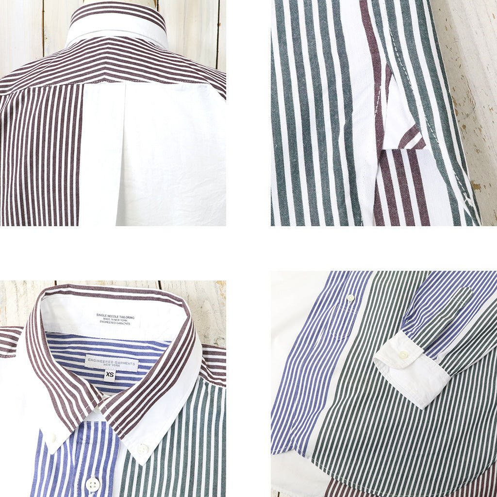 ENGINEERED GARMENTS『19 Century BD Shirt-Color Cotton Block Stripe』