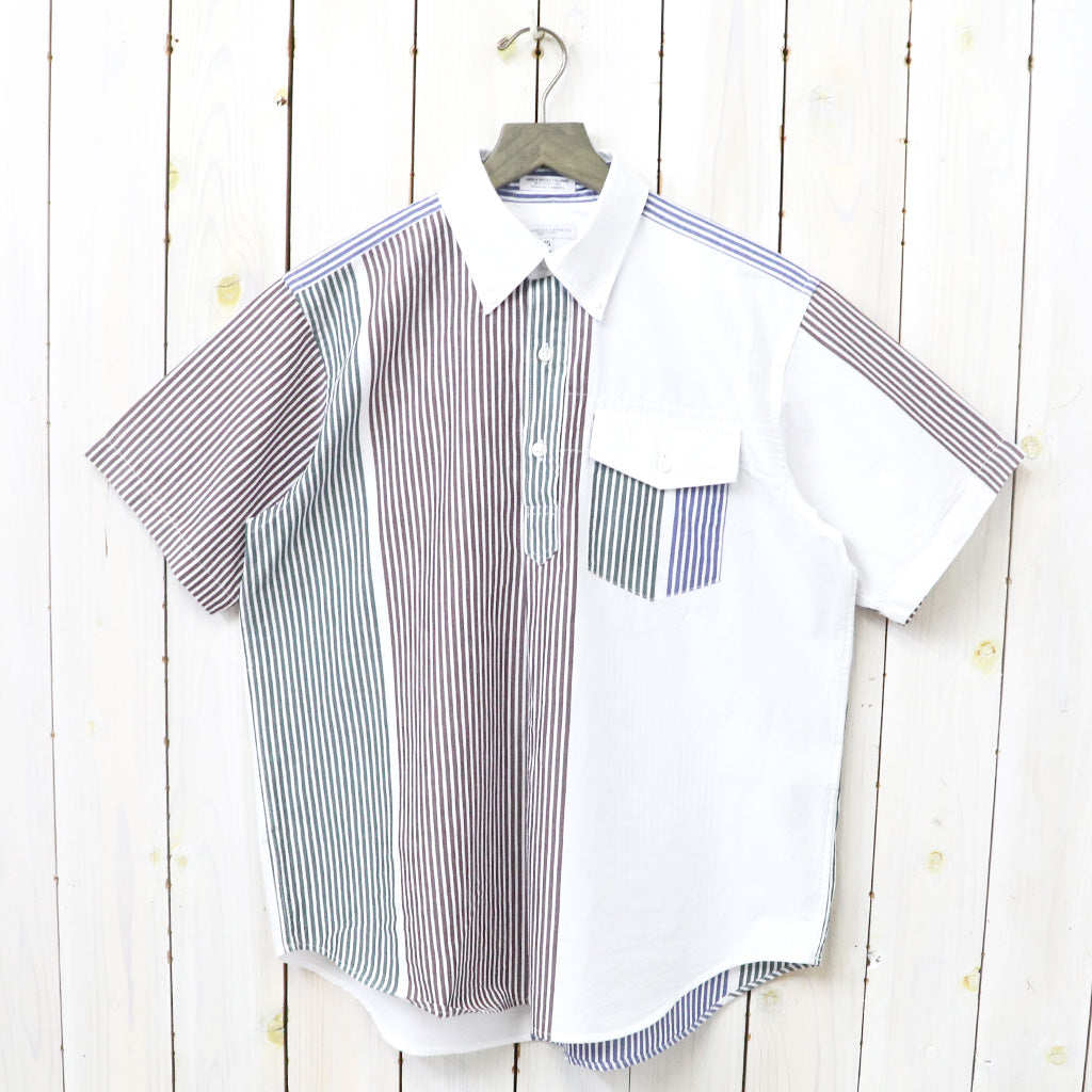 ENGINEERED GARMENTS『Popover BD Shirt-Color Cotton Block Stripe』