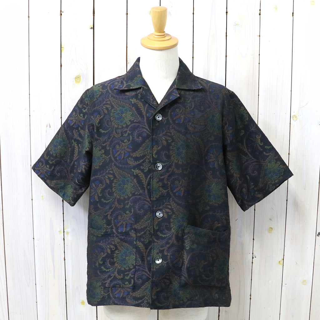 Needles『Cabana Shirt-Paisley Jacquard』(Navy)