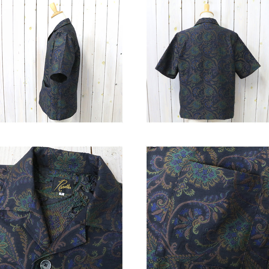 Needles『Cabana Shirt-Paisley Jacquard』(Navy)