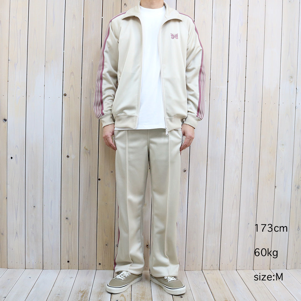 Needles (ニードルズ) : Track Jacket-Poly Smooth (Ivory) – Reggieshop