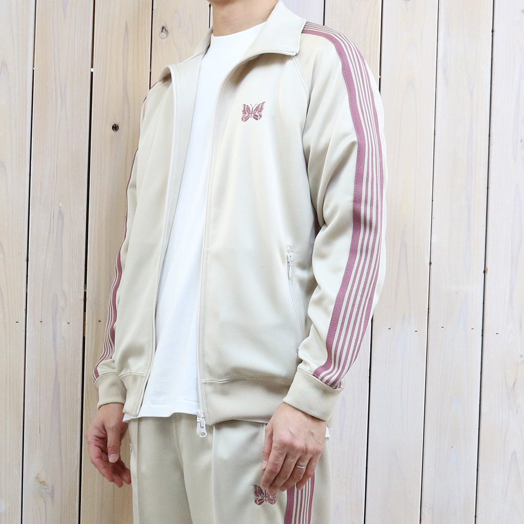 Needles (ニードルズ) : Track Jacket-Poly Smooth (Ivory) – Reggieshop