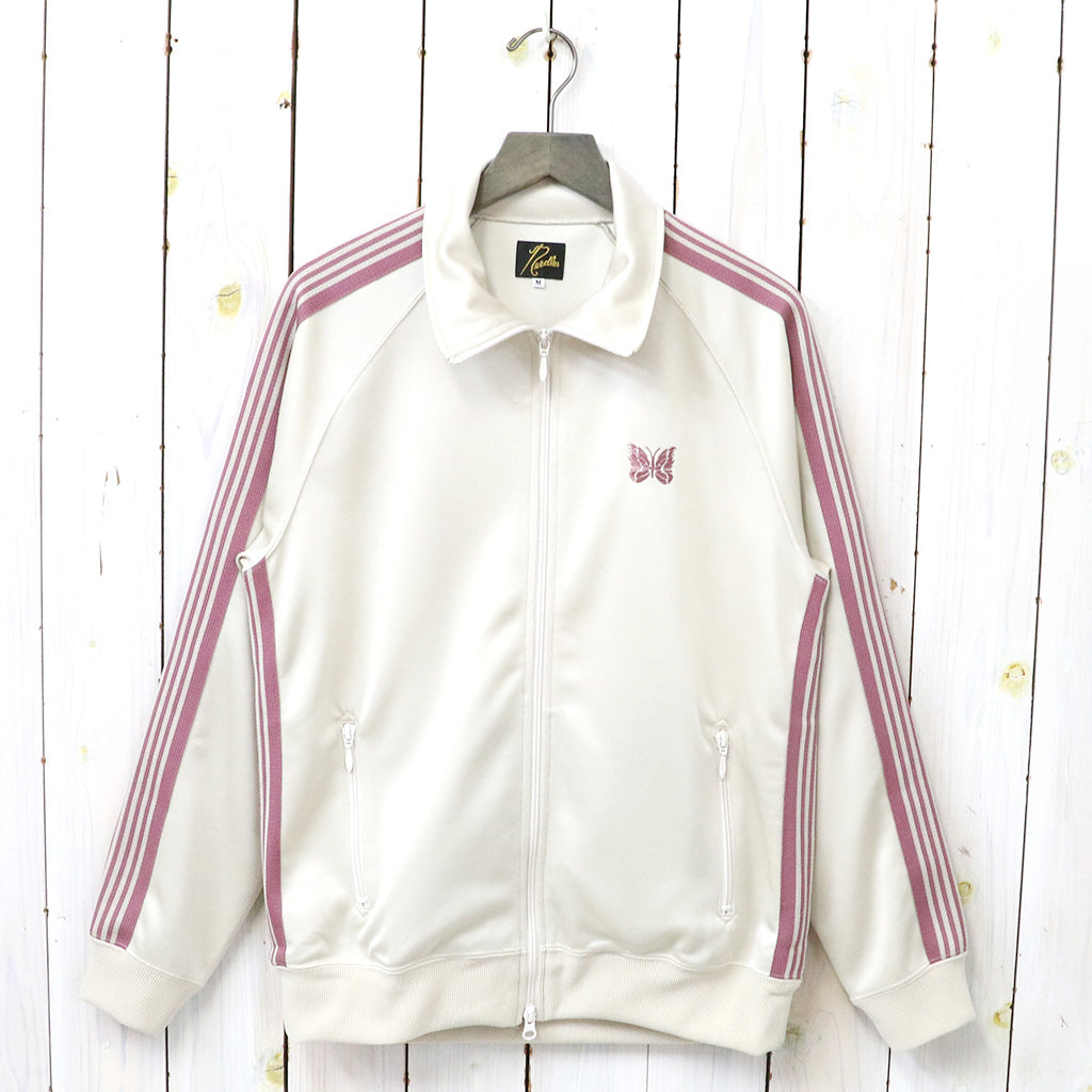 Needles (ニードルズ) : Track Jacket-Poly Smooth (Ivory) – Reggieshop