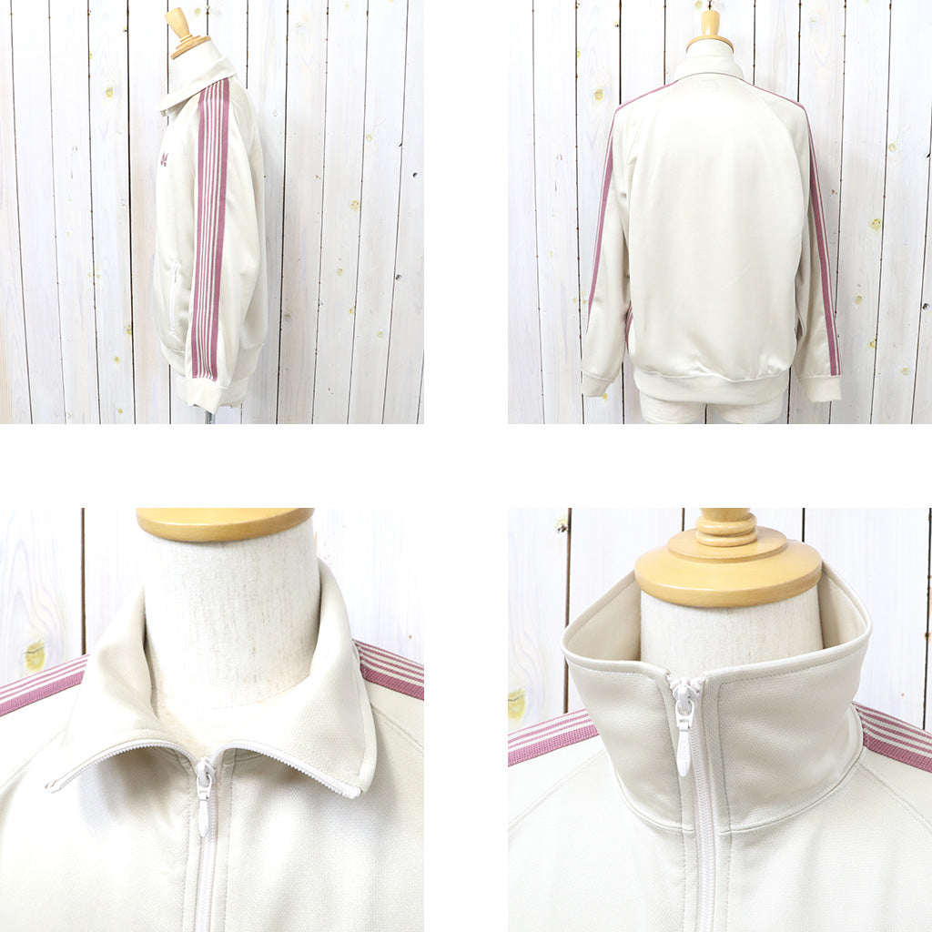Needles : Track Jacket-Poly Smooth (Ivory)