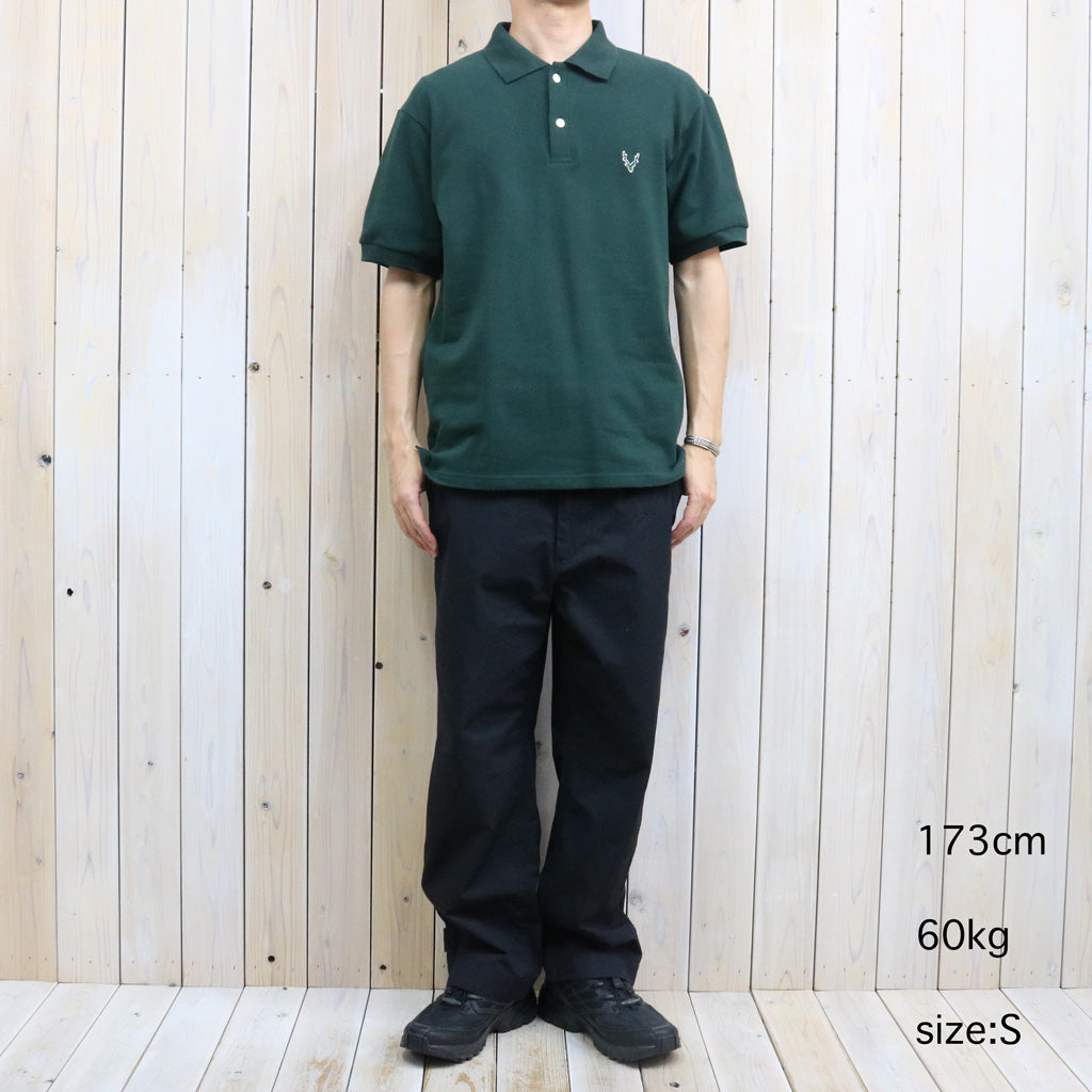 SOUTH2 WEST8 : S/S Polo Shirt-Cotton Pique (Green)